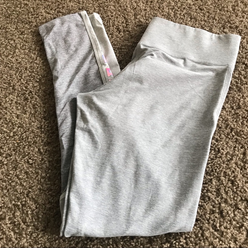 PINK Light Grey Yoga Leggings